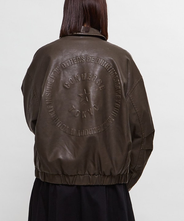 【HL】VINTAGE SYNTHETIC LEATHER BLOUSON 詳細画像 4
