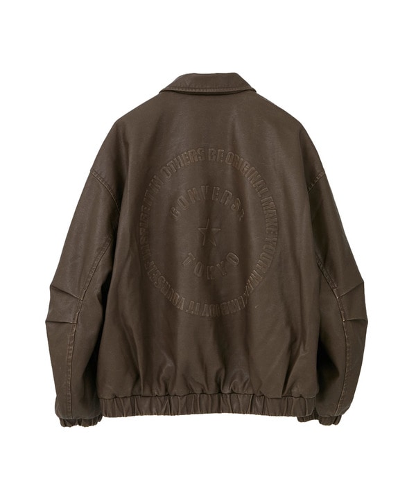【HL】VINTAGE SYNTHETIC LEATHER BLOUSON 詳細画像 8