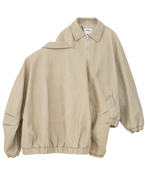 【HL】VINTAGE SYNTHETIC LEATHER BLOUSON 詳細画像 ベージュ 1