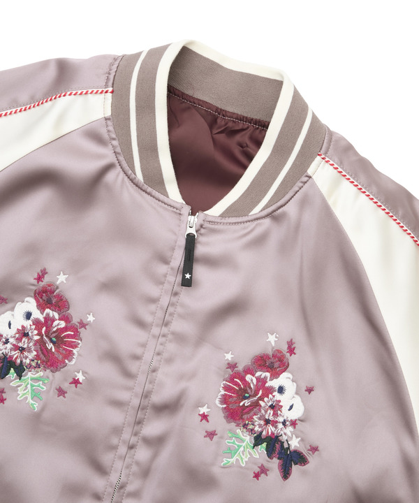 SATIN SHORT SOUVENIR JACKET 詳細画像 8