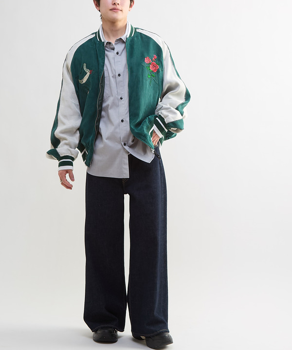 VINTAGE SATIN SOUVENIR JACKET 詳細画像 5