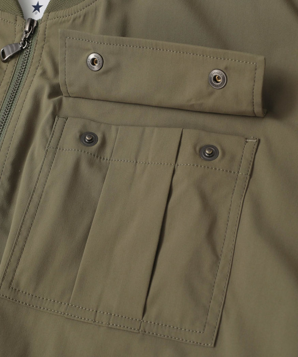 GATHER SLEEVE MILITARY MA-1 JACKET 詳細画像 23