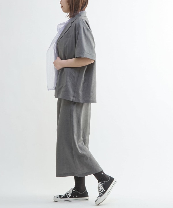 【HL】LINEN LIKE 2WAY TAILORED JACKET 詳細画像 20