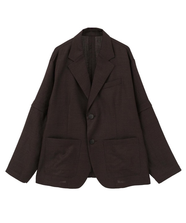 【HL】LINEN LIKE 2WAY TAILORED JACKET 詳細画像 25
