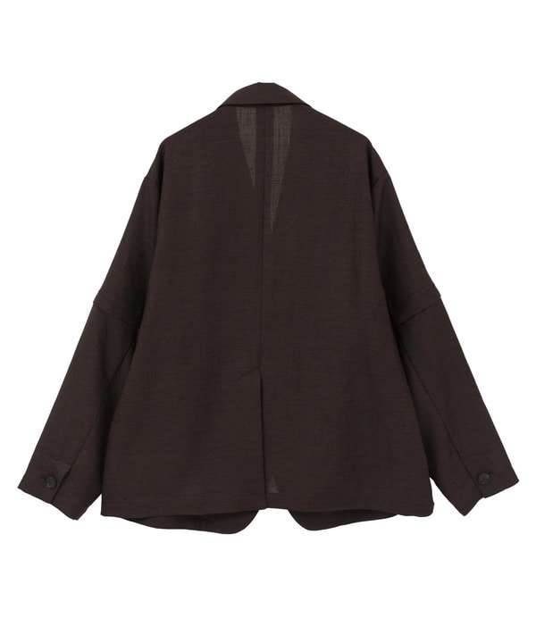 【HL】LINEN LIKE 2WAY TAILORED JACKET 詳細画像 27