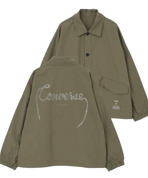 SPINDLE LOGO PRINT BLOUSON 詳細画像 カーキ 1
