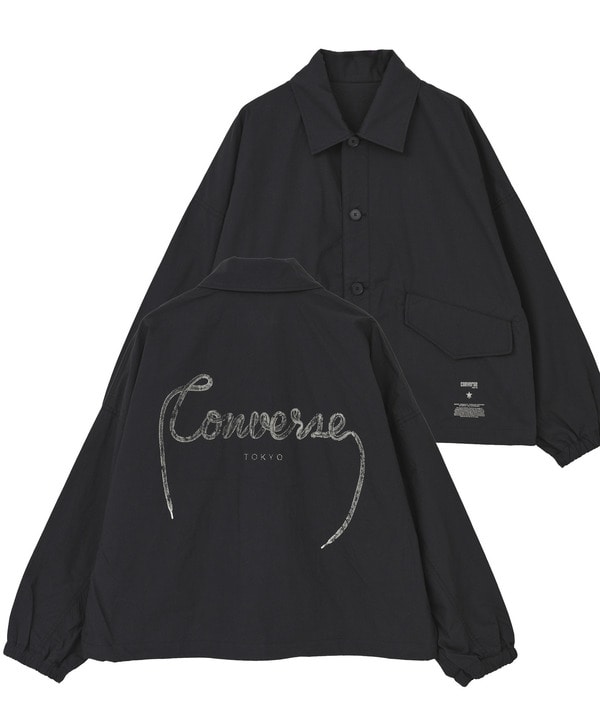 SPINDLE LOGO PRINT BLOUSON 詳細画像 ブラック 1