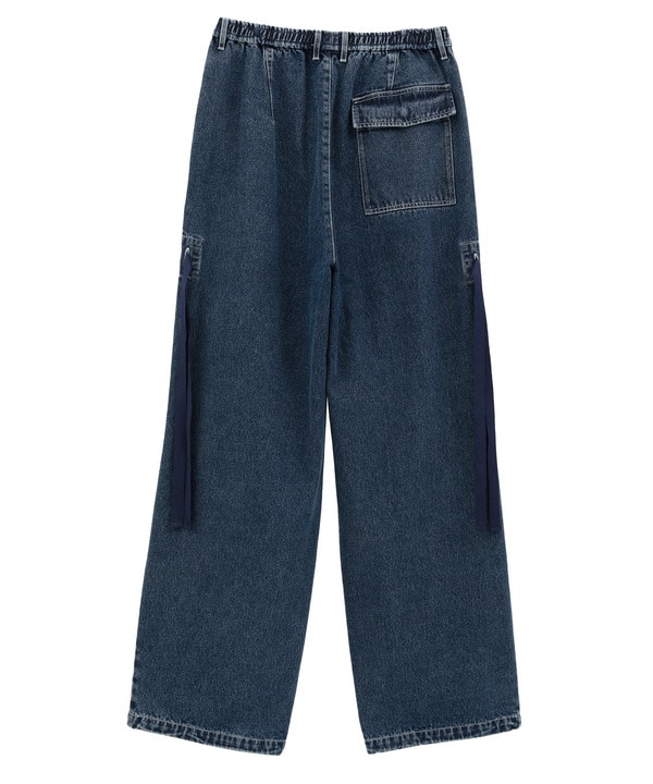 DENIM WIDE CARGO PANTS 詳細画像 13