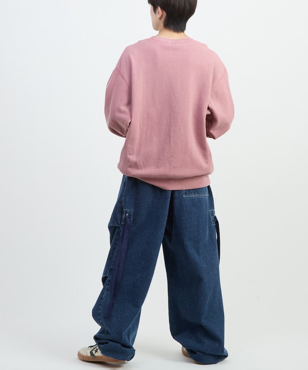 DENIM WIDE CARGO PANTS 詳細画像 9