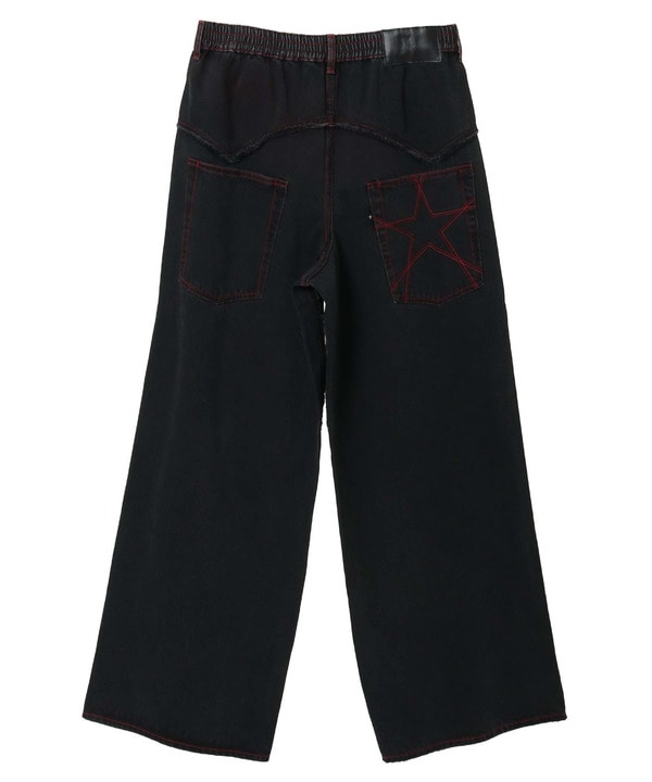 DENIM SWITCHING WIDE PANTS 詳細画像 12