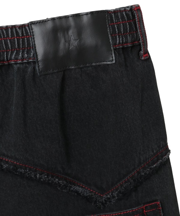 DENIM SWITCHING WIDE PANTS｜CONVERSE TOKYO (コンバーストウキョウ