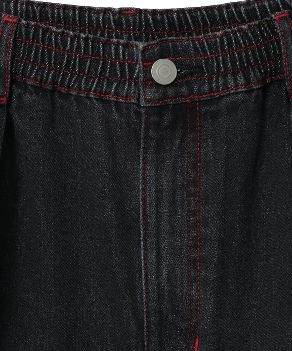 DENIM SWITCHING WIDE PANTS 詳細画像 2