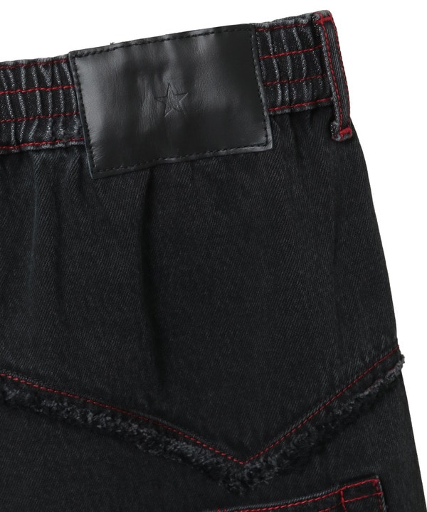 DENIM SWITCHING WIDE PANTS 詳細画像 5
