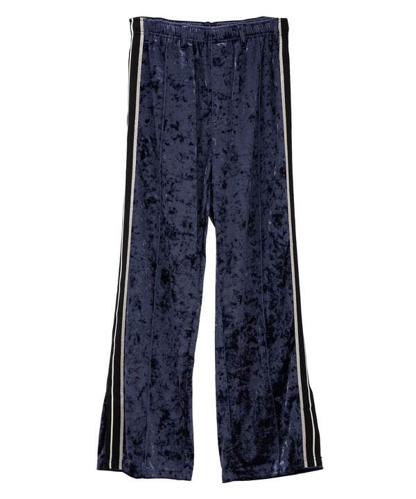 SIDE LINE CRASHED VELOR TRACK PANTS 詳細画像 14