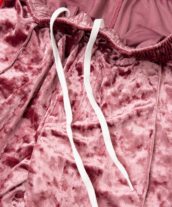 SIDE LINE CRASHED VELOR TRACK PANTS 詳細画像 27