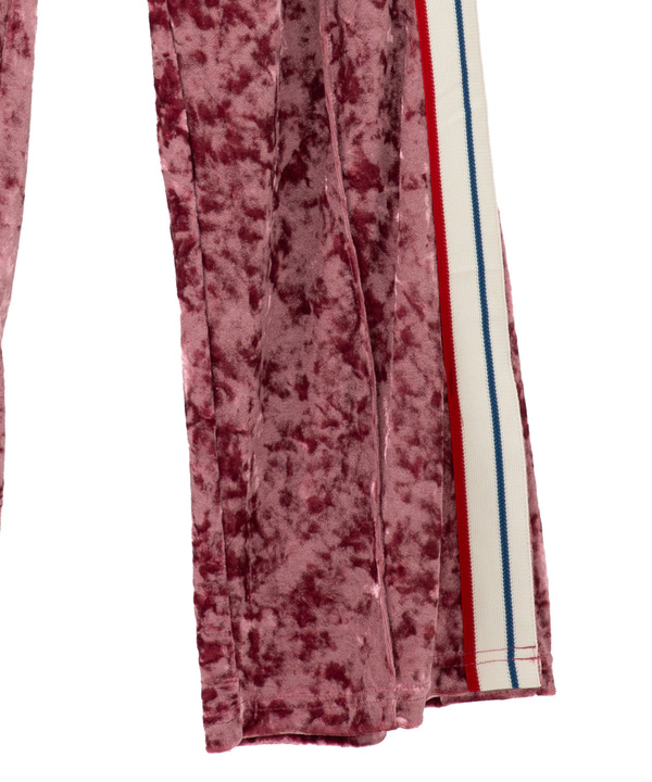 SIDE LINE CRASHED VELOR TRACK PANTS 詳細画像 29