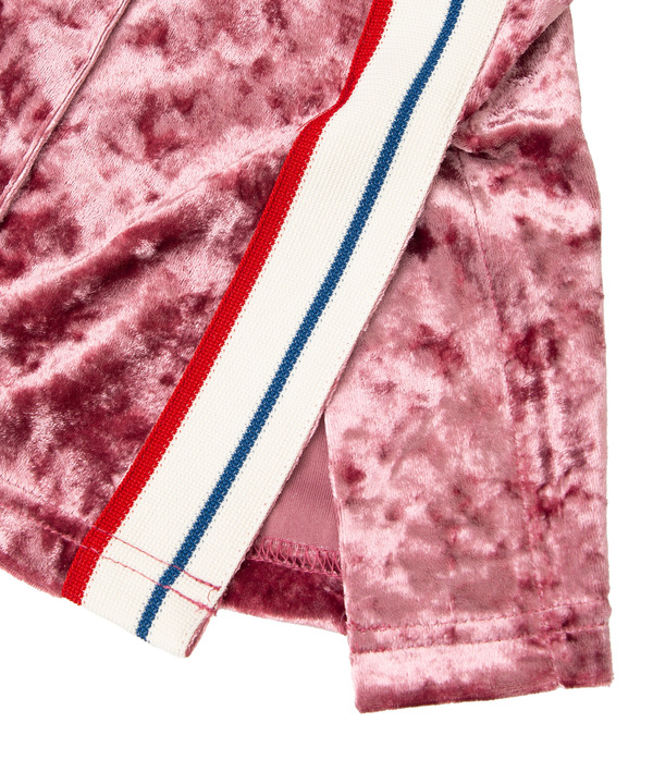 SIDE LINE CRASHED VELOR TRACK PANTS 詳細画像 30