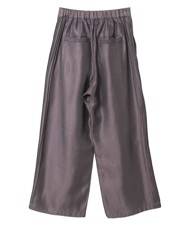 SHINY SATIN PINTUCK WIDE PANTS 詳細画像 15