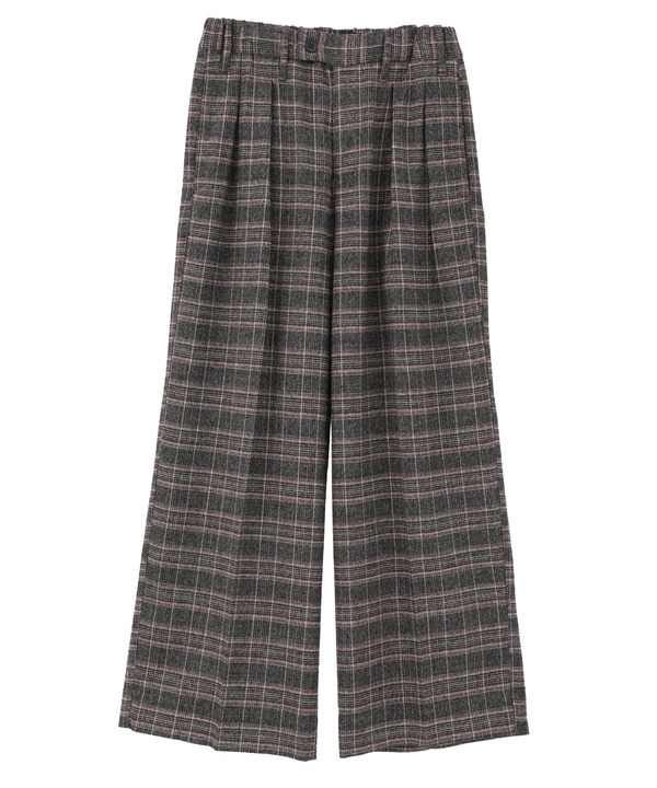 CHECKED WIDE SLACKS 詳細画像 16