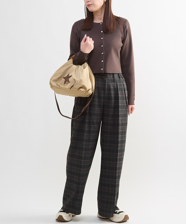 CHECKED WIDE SLACKS 詳細画像 4
