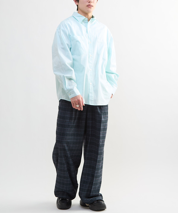 CHECKED WIDE SLACKS 詳細画像 9