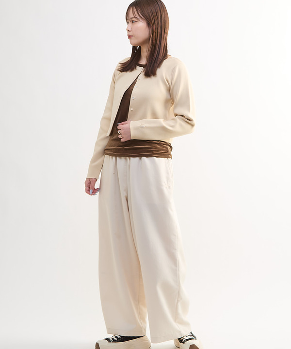 TWILL EASY WIDE PANTS 詳細画像 5