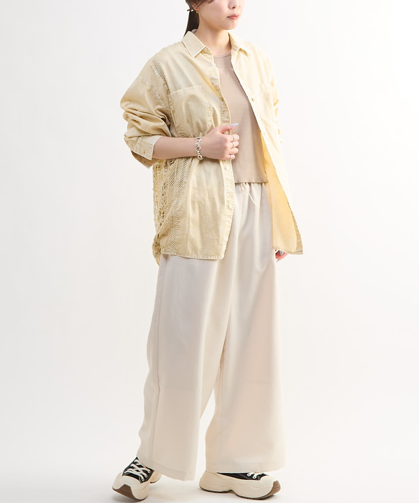 TWILL EASY WIDE PANTS 詳細画像 6