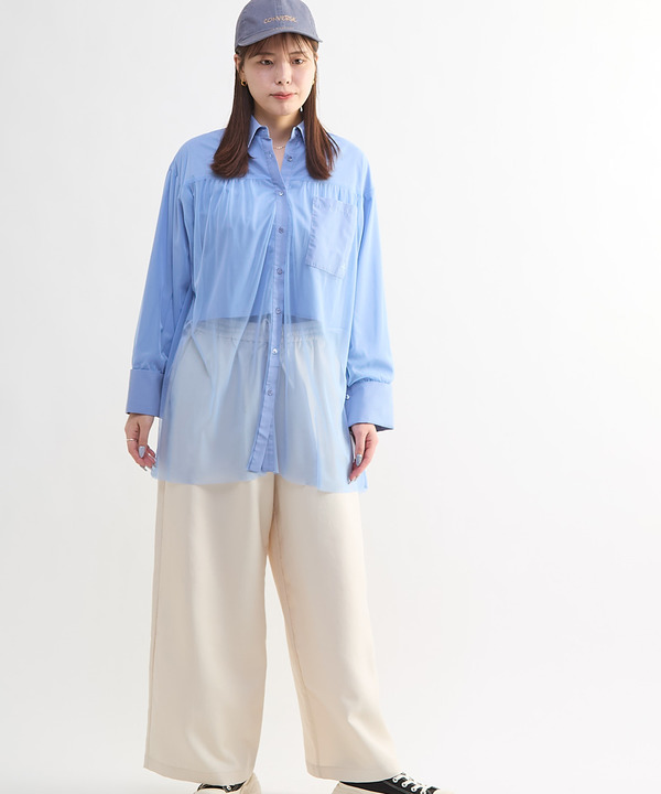 TWILL EASY WIDE PANTS 詳細画像 9