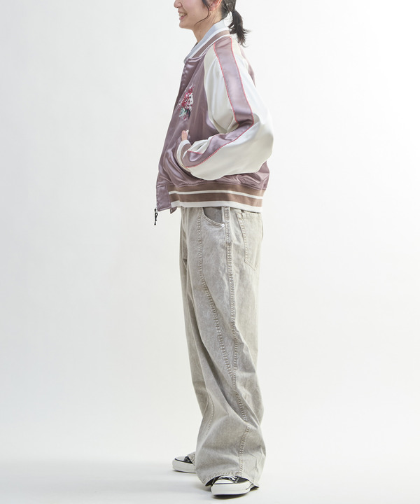 PIGMENT DYED BARREL LEG WIDE PANTS 詳細画像 12
