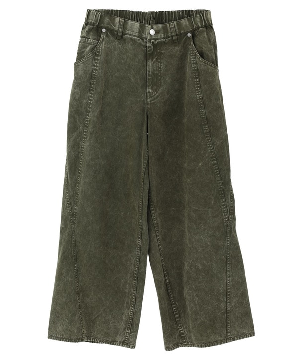 PIGMENT DYED BARREL LEG WIDE PANTS 詳細画像 17