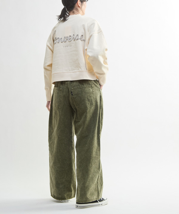 PIGMENT DYED BARREL LEG WIDE PANTS 詳細画像 3
