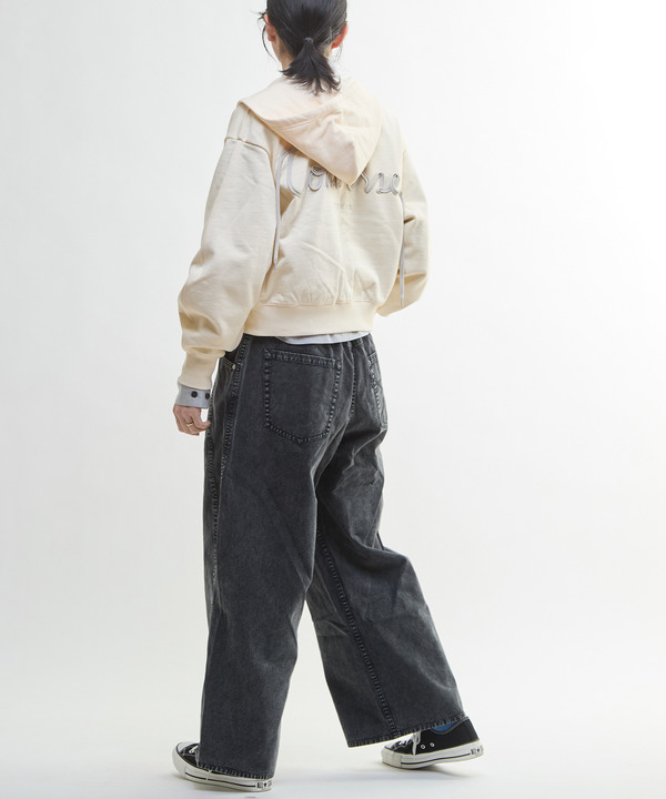 PIGMENT DYED BARREL LEG WIDE PANTS 詳細画像 8