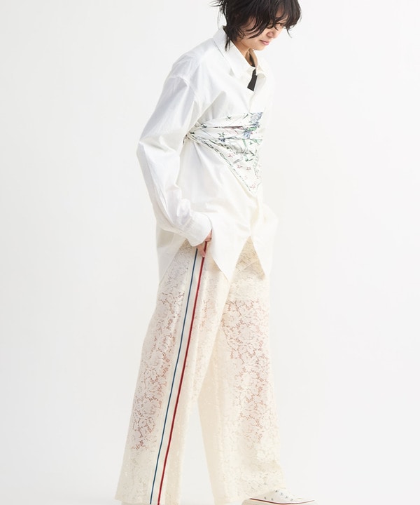 SIDE LINE LACE PANTS 詳細画像 2
