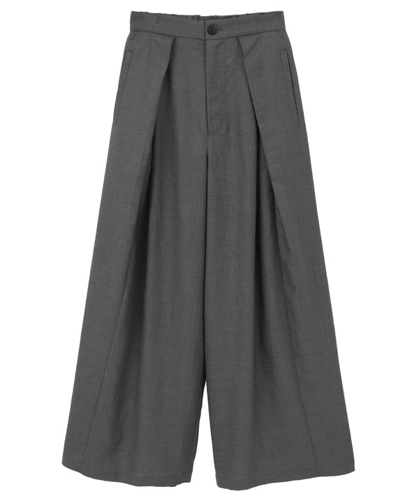 【HL】LINEN LIKE WIDE TUCK PANTS 詳細画像 12