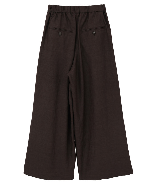 【HL】LINEN LIKE WIDE TUCK PANTS 詳細画像 13