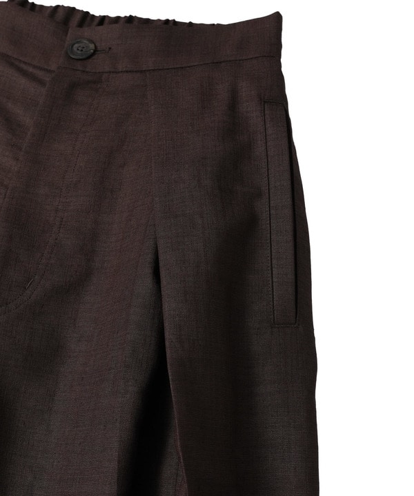 【HL】LINEN LIKE WIDE TUCK PANTS 詳細画像 23
