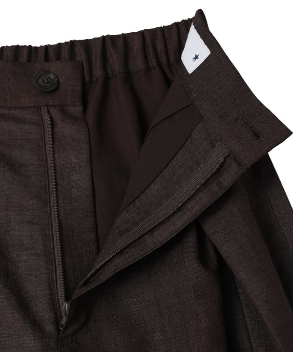 【HL】LINEN LIKE WIDE TUCK PANTS 詳細画像 25