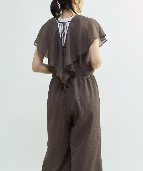 V-NECK FRILL ALL-IN-ONE 詳細画像 3
