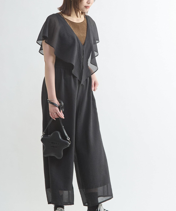 V-NECK FRILL ALL-IN-ONE 詳細画像 5
