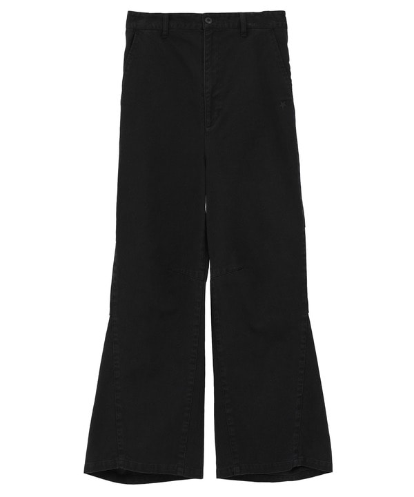 VINTAGE-LIKE BARREL LEG PANTS 詳細画像 ブラック 1