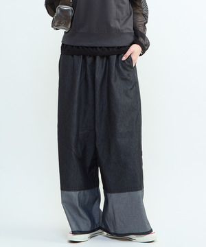 LIGHT DENIM WIDE PANTS