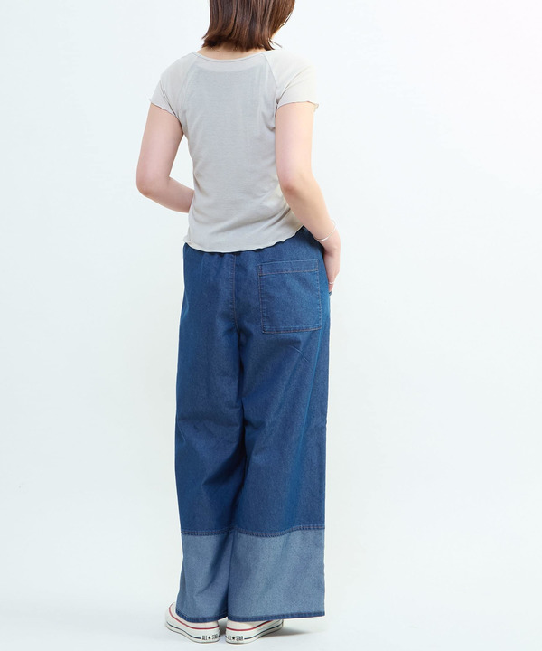 LIGHT DENIM WIDE PANTS 詳細画像 3