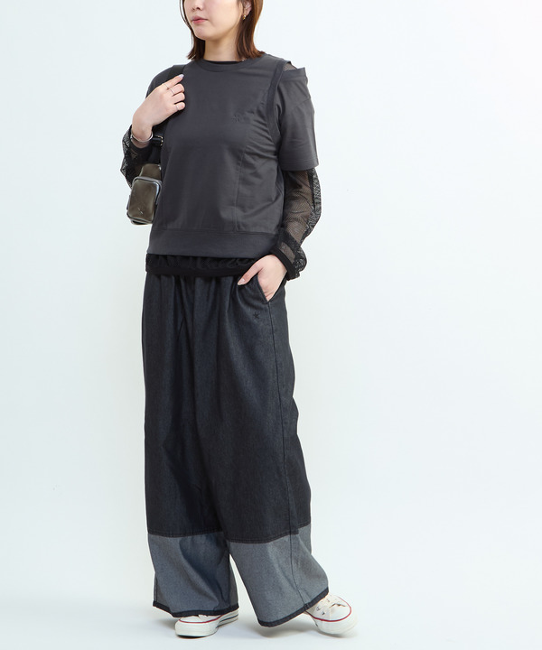 LIGHT DENIM WIDE PANTS 詳細画像 6