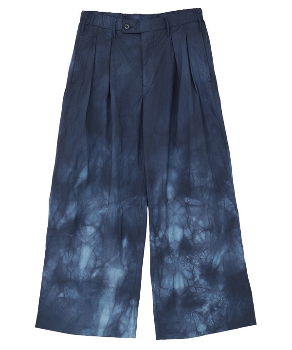 TIE DYED NYLON WIDE PANTS 詳細画像 ブルー 1