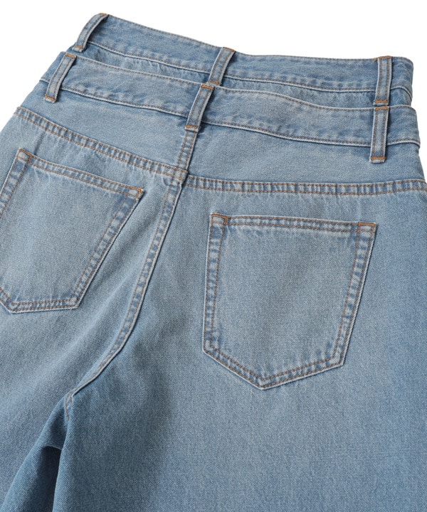 【HL】DOUBLE WAIST WIDE DENIM PANTS 詳細画像 15