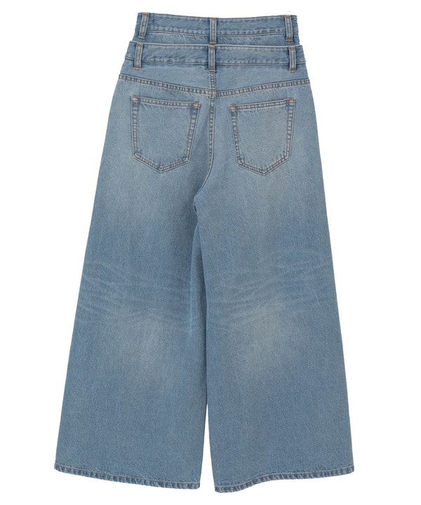 【HL】DOUBLE WAIST WIDE DENIM PANTS 詳細画像 22