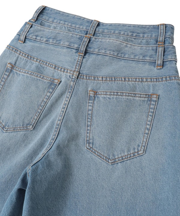 【HL】DOUBLE WAIST WIDE DENIM PANTS 詳細画像 27