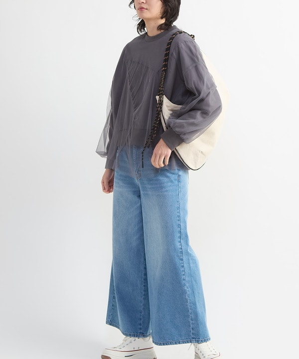 【HL】DOUBLE WAIST WIDE DENIM PANTS 詳細画像 7