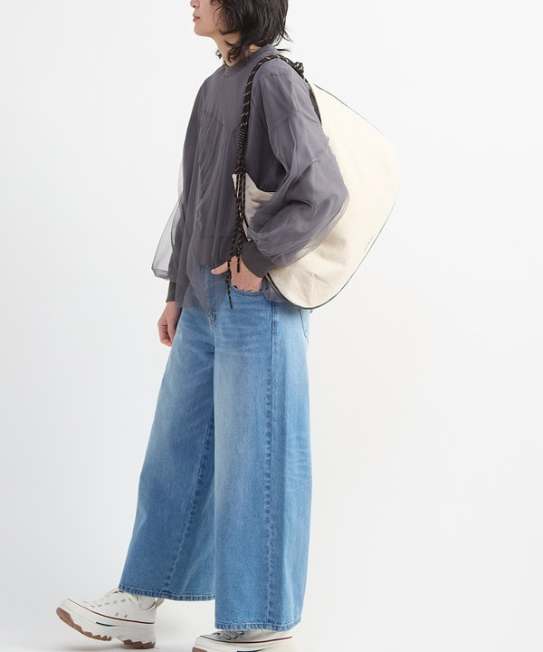 【HL】DOUBLE WAIST WIDE DENIM PANTS 詳細画像 8