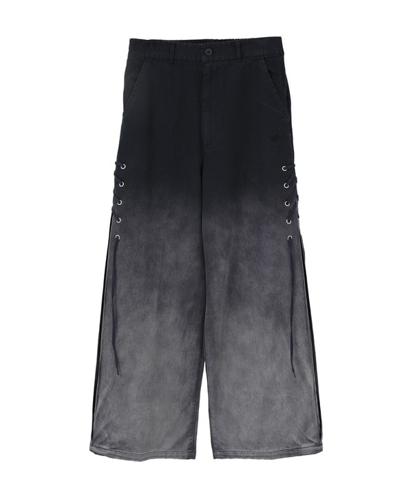 FADE COLOR LACE-UP PANTS 詳細画像 ネイビー 1